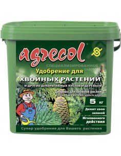 Agrecol (Агрикол) удобрения для хвойных растений 5 кг