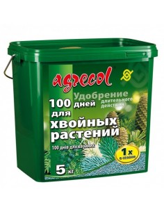 Agrecol (Агрикол) 100 дней удобрения для хвойных 5 кг