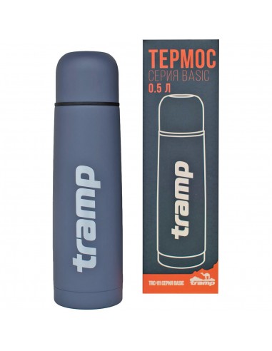 Термос Tramp Basic сірий 0,75 л