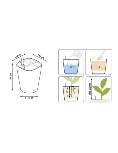 Умный вазон Lechuza Deltini 14  2