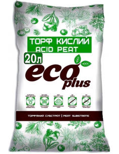 Торф кислий Еко плюс (Eco...