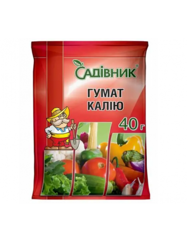 Гумат калия "Садовник", 40 г