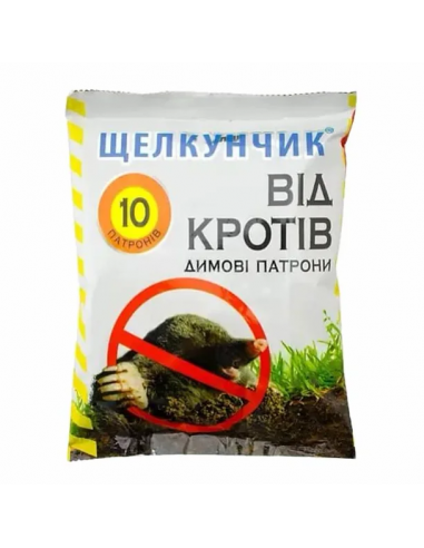 Шашка от кротов Щелкунчик 10 патронов